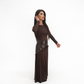 Chocolate Brown Maxi Skirt