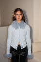 Celeste Feather Knit Cardigan