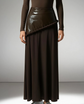 Chocolate Brown Maxi Skirt