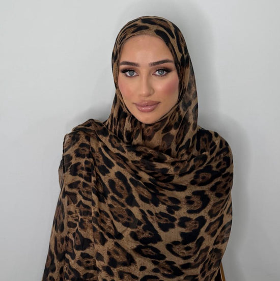 Leopard Print Scarf