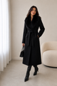 Noir Élégance Fur Coat