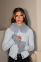 Celeste Feather Knit Cardigan