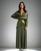 Olive Green Maxi Skirt