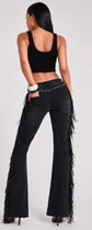 Sierra Fringe Flare Jeans