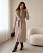 Noir Élégance Fur Coat